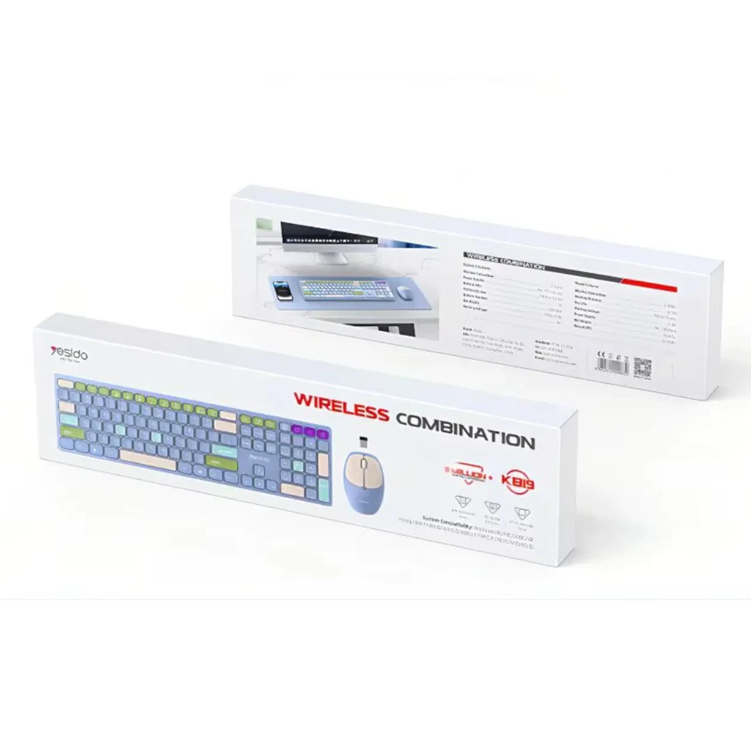 Yesido KB19 Wireless Keyboard and Mouse Set Yesido KB19 Wireless Keyboard and Mouse Set